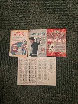 Pokemon Card Game Advanced Rulebooks Lot Versions 2 5 & 6 + TWO CARD LISTS RARE - Image 2
