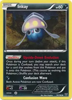 Inkay 74/146 - Pokemon XY Uncommon Card - Image 1