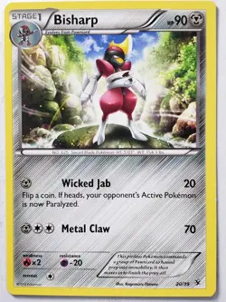 Bisharp 20/39 LP - XY Kalos Starter Set Pokemon Card - Image 1