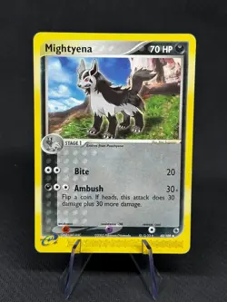 Mightyena - 42/109 Ruby and Sapphire Normal MP Pokemon TCG - Image 1
