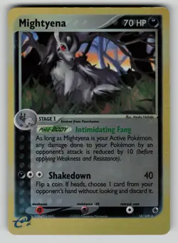 Mightyena 10/109 Ruby & Sapphire Pokemon Reverse Holo vLP - Image 1