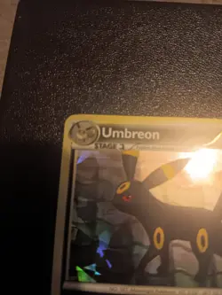 Pokemon Umbreon 10/90 HGSS Undaunted Cracked Ice Holo Rare - Image 5