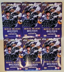 One Piece Op-10 Royal Blood Sleeved Booster Pack English Lot Of 6 - Image 1