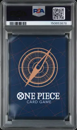 One Piece CCG 2025 Monkey D Luffy Wanted SP Op-13 ENGLISH PSA 9 - Image 2