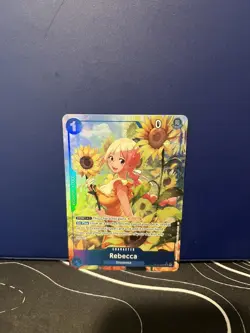 Rebecca OP15-053 SR Alt Art Parallel English One Piece TCG Adventure Kami Island - Image 1