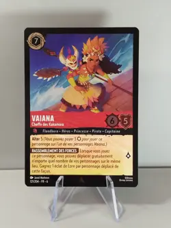Carte LORCANA FR - Chapitre 6 121/204 Vaiana - ✨FOIL✨Neuf - Image 1