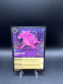Madam Mim - Elephant 44/204 Shimmering Skies Cold Foil Disney Lorcana Rare MINT - Image 1