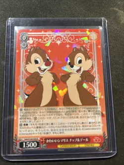 Weiss Schwarz Disney100 Card Japanese Dds/S104-059 R Chip & Dale Holo Near Mint - Image 1