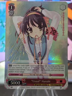 Weiss Schwarz "Usual" Haruhi (SP) English - Image 1