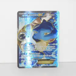 Pokemon TCG Trading Card Game BLASTOISE EX 142 / 146 Full Art Holo - Image 1