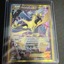 Pokemon Alakazam EX 125/124 Secret Rare XY Fates Collide Holo Trading Card - Image 1