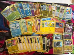 82 Pokemon Card Lot Evolving Skies 2021 No Duplicates 18 Reverse Holo 6 Holo - Image 1