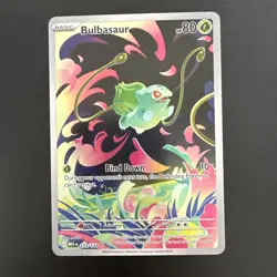 Pokemon Bulbasaur Illustration Card 133/132 Mega Evolutions - Image 1