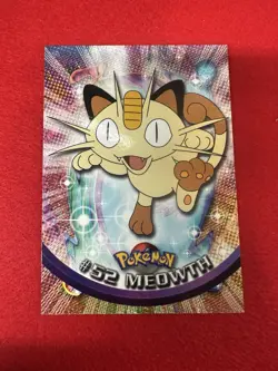 Meowth - #52 - Topps (Black Logo) - Series 1 - Pokemon Card - Image 1