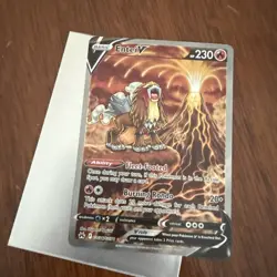 Pokemon Entei v Holo Ultra Rare TCG Card Crown Zenith Galarian Gallery GG36/GG70 - Image 1
