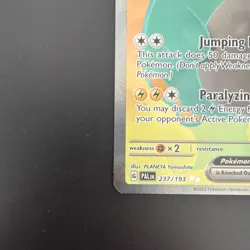 Pokemon TCG Bellibolt EX Full Art Ultra Rare Holo Card 237/193 Paldea Evolved - Image 4