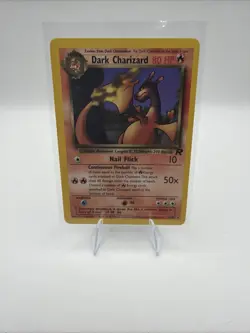 Pokemon Dark Charizard TCG 21/82 Non-Holo Unlimited Card NM - Image 1