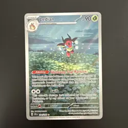 Ledian 144/142 Illustration Holo Rare S&V Stellar Crown Pokemon Card - Image 1