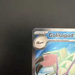 Pokemon TCG Golisopod EX Full Art Holo Card 221/182 Paradox Rift - Image 2