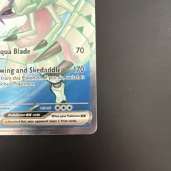 Pokemon TCG Golisopod EX Full Art Holo Card 221/182 Paradox Rift - Image 5