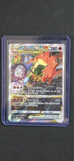 Pokemon TCG Charizard VSTAR SWSH262 Black Star Promo Holo Card NM Condition - Image 1