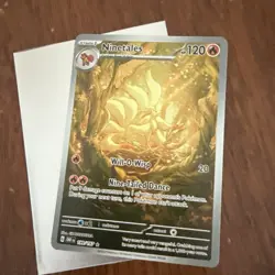Pokemon Ninetails TCG Sv03: Obsidian Flames Holo Illustration Rare Card 199/197 - Image 1