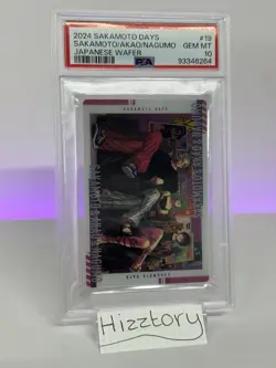 Sakamoto Days Taro Sakamoto Yoichi Nagumo Rion Akao Wafer Card PSA 10 - Image 2