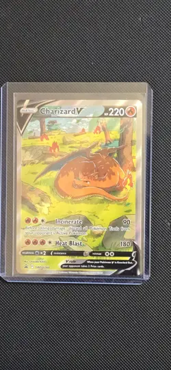 Charizard v SWSH260 Holo Promo Card Sword & Shield NM Condition - Image 1