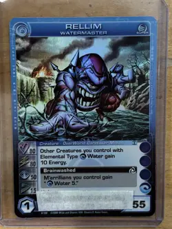 Chaotic Rellim Watermaster Super Rare Card MAX E Unused Code NM/LP - Image 1