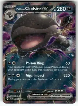 Paldean Clodsire ex 094/159 SV09: Journey Together NM Pokemon Card TCG - Image 1