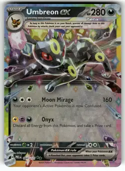 Umbreon ex 060/131 SV: Prismatic Evolutions NM Pokemon Card TCG - Image 1
