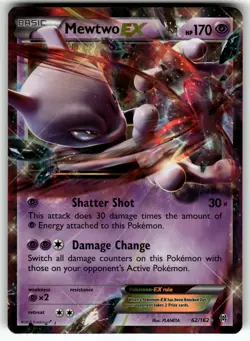 Mewtwo EX (62) 62/162 XY - BREAKthrough LP Pokemon Card TCG - Image 1