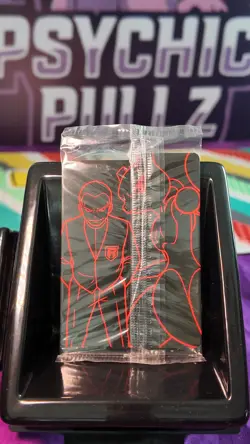 Pokemon TCG Destined Rivals Team Rockets Wobbuffet Promo Card, Sealed - Image 2