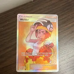 Pokemon Welder Full Art Ultra Rare Holo Trainer Card Sm-Unbroken Bonds 214/214 - Image 1