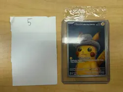 PIKACHU VAN GOGH WITH GREY FELT HAT SVP EN 085 PROMO POKEMON CARD-SEALED #5 - Image 1