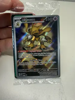 Alakazam Mega Evolution Promo Holo #009 2025 Pokemon Card NEW Sealed - Image 1