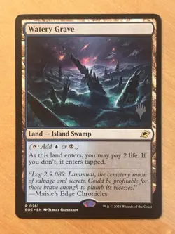 MTG Magic the Gathering Watery Grave Promo Edge of Eternities NM - Image 1