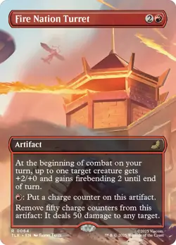 MTG Fire Nation Turret (Borderless) [Avatar: The Last Airbender: Eternal-Legal] - Image 1