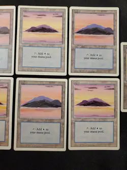 9x Island (A&C) Revised Edition Basic Land Mixed Condition Magic The Gathering - Image 4