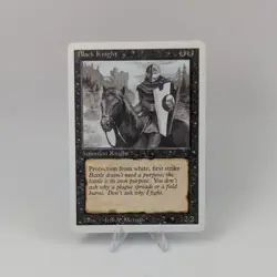 MTG LP Black Knight Revised 3rd Edition - Image 1
