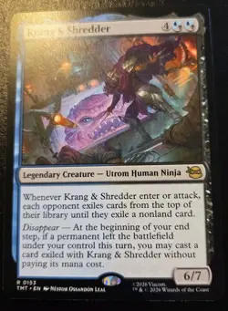 Krang & Shredder 0153 Rare Teenage Mutant Ninja Turtles Magic: The Gathering - Image 1