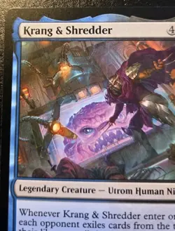 Krang & Shredder 0153 Rare Teenage Mutant Ninja Turtles Magic: The Gathering - Image 2