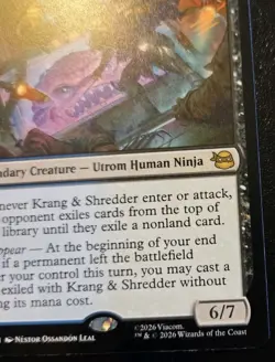 Krang & Shredder 0153 Rare Teenage Mutant Ninja Turtles Magic: The Gathering - Image 5