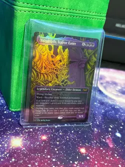 x1 Valgavoth, Terror Eater DSK MTG 352 FOIL BORDERLESS MYTHIC M/NM 1x - Image 1