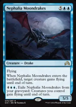 4x Nephalia Moondrakes MTG Shadows over Innistrad NM Magic Regular - Image 1