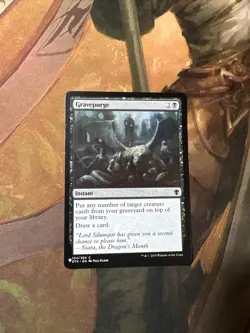 1x Gravepurge MTG Mystery Booster NM Magic Regular - Image 1