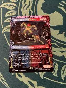 Don & Raph, Hard Science Showcase NON Foil Teenage Mutant Ninja Turtles TMT MTG - Image 1