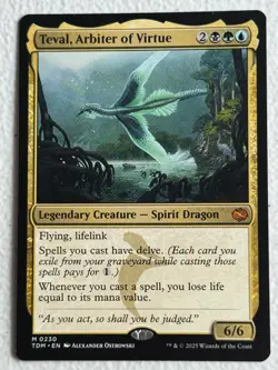 Teval, Arbiter of Virtue M Tarkir: Dragonstorm 230 NM - Image 1