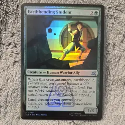 MTG Earthbending Student Avatar: The Last Airbender: Eternal-Legal Foil - Image 1