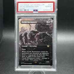 Orcish Bowmasters (Borderless) MTG Universes Beyond:Lord of the Rings PSA 10 - Image 1